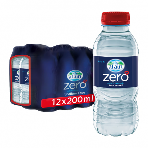 Al Ain Zero Sodium Water 12 x 200 ml