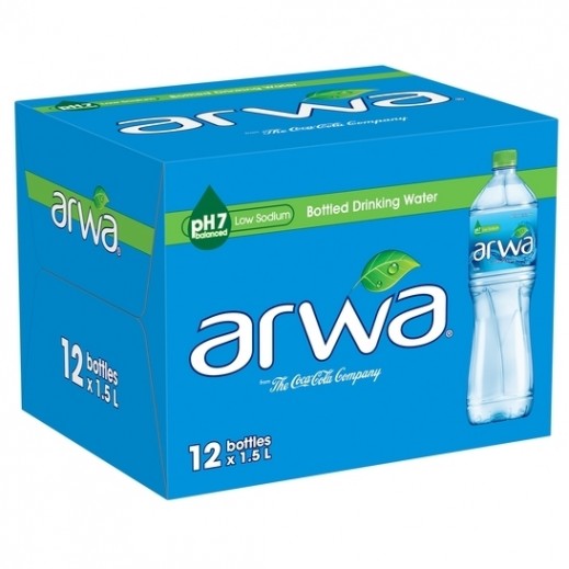 Arwa Drinking Water 12 x 1.5 L - delivered by Taw9eel Fast