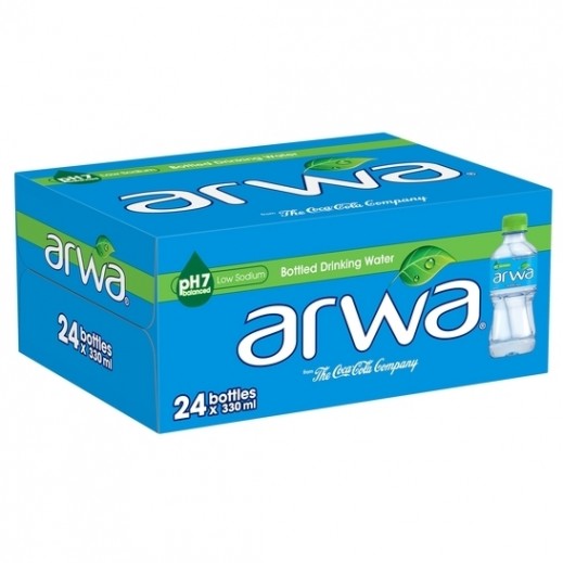 Arwa Drinking Water 24 x 330 ml - delivered by Taw9eel Fast