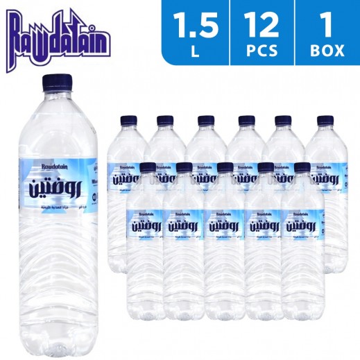 Rawdatain Natural Mineral Water 12 x 1.5 L - delivered by Taw9eel Fast
