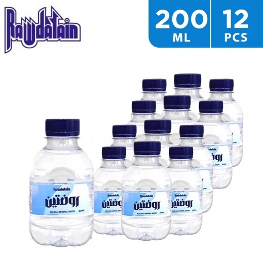 Rawdatain Mineral Water Bottle 12 × 200 ml - delivered by Taw9eel Fast