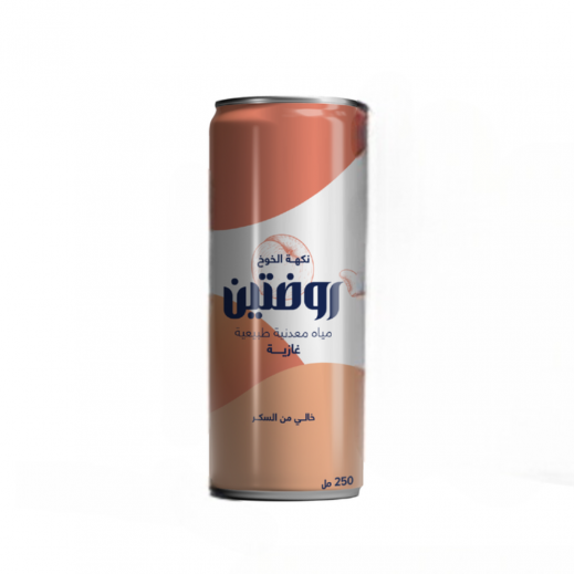 Rawdatain Natural Carbonated Peach Sugar Free Mineral Water 250 ml - delivered by Taw9eel Fast