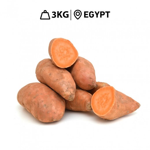 Fresh Egyptian Sweet Potato (3 kg Approx) - delivered by Taw9eel Fast