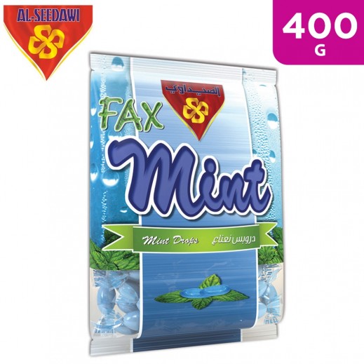 Al Seedawi Fax Mint Drops Candy 400 g - delivered by Taw9eel Fast