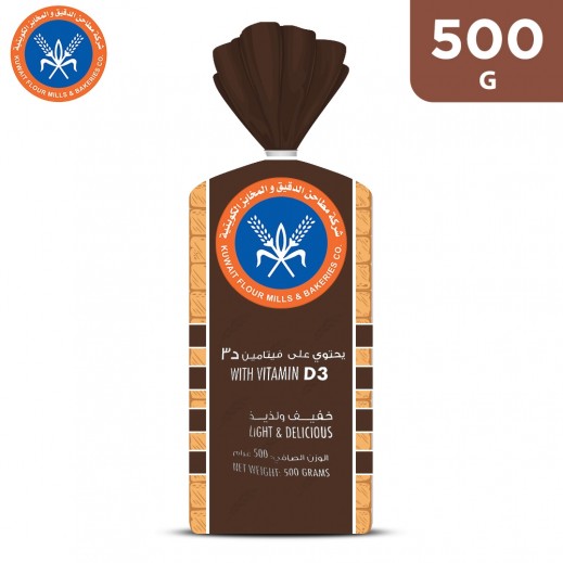 KFM Vitamin D Fortified Whole Wheat Toast 500 g - delivered by Taw9eel Fast