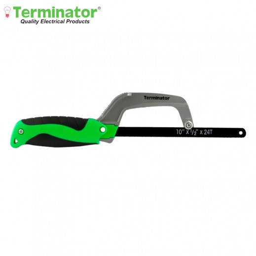 Terminator 10” Mini Hacksaw with Metal Frame 