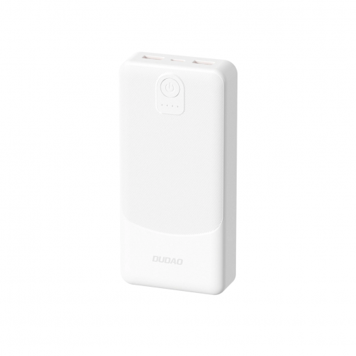 Dudao K10 Powerbank 10000mAh 2.4A 2 x USB-A - White