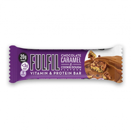 Fulfil Vitamin And Protein Chocolate And Caramel Bar 55 g
