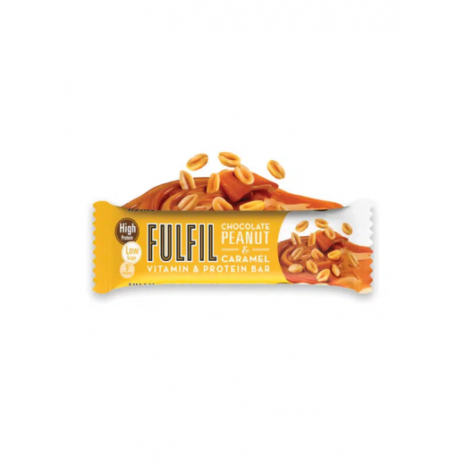 Fulfil Vitamin And Protein Peanut And Caramel Bar 55 g - delivered by Taw9eel Fast