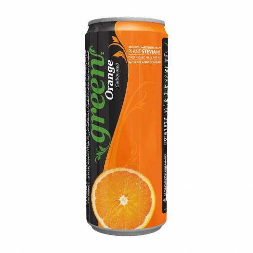 Green Cola Orange Soft Drink 330 ml - delivered by Taw9eel Fast
