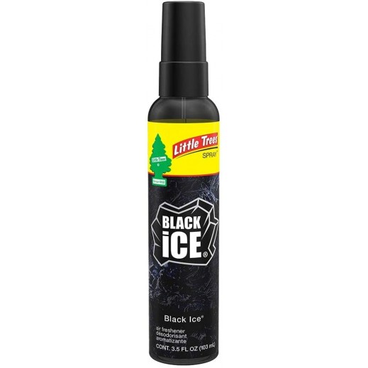 Little Trees Spray Air Freshener For Car 103ML- Black Ice