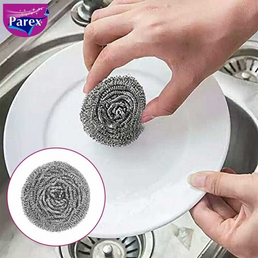 Parex Gambit Stainless Steel Kitchen Scrubber 1 Pcs