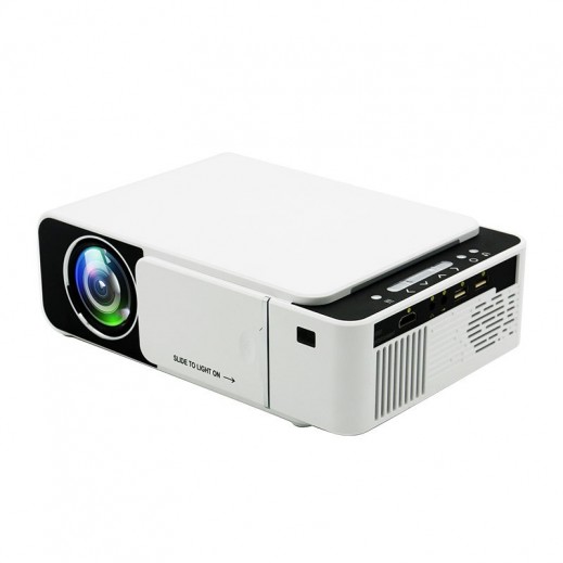 Portable Mini LED Projector - White