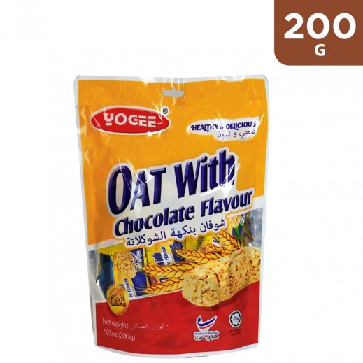 Yogee Oat With Chocolate Flavour Bar 200 g - delivered by Taw9eel Fast