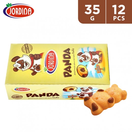 Jordina Panda Vanila Filled With Cocoa Cream Cake 12 x 35 g - delivered by Taw9eel Fast