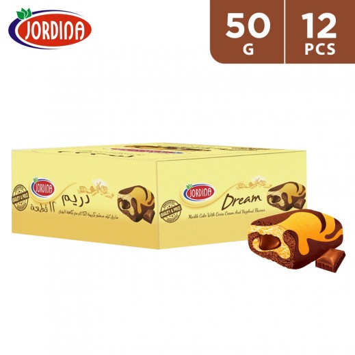 Jordina Dream Marble Cake With Cocoa Cream 12 x 50 g - delivered by Taw9eel Fast