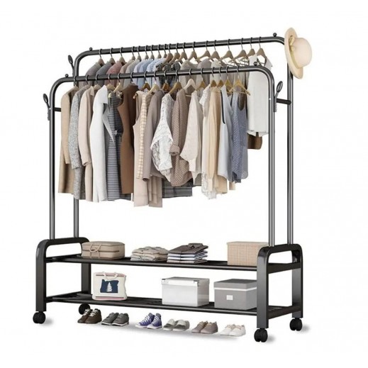 Stand With Two Shelf Steel 159 × 67 × 30 Cm