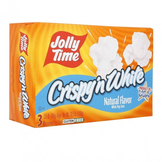 Jolly Time Crispy'n White Microwave Popcorn 298 g - delivered by Taw9eel Fast