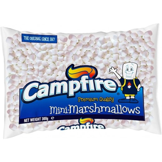 Campfire White Mini Marshmallows 300 g - delivered by Taw9eel Fast