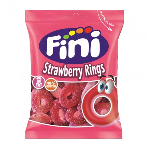 Fini Strawberry Rings Candy 80g