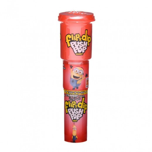 Topps Flip & Dip Strawberry Flavour Candy 25g