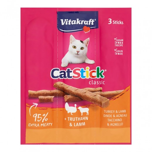 VitaKraft Cat Stick Mini Turkey & Lamb 18g