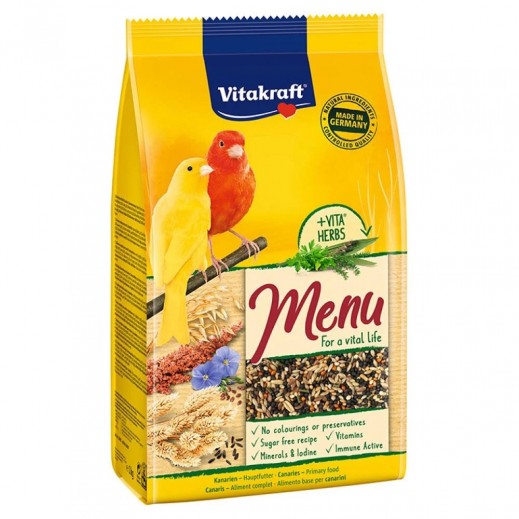 VitaKraft Menu Vital Honey Canaries Food 500g