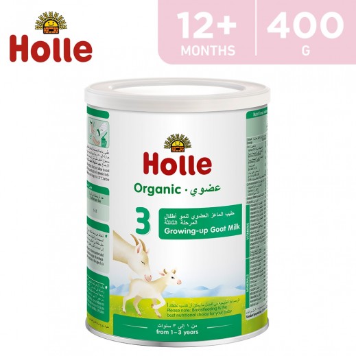 Holle Organic Infant Goat Milk Follow On Formula Stage 3 400 g (From 12 Months) - delivered by Taw9eel Fast