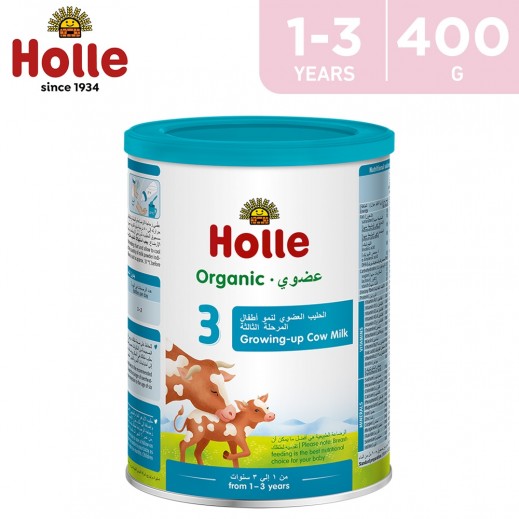 Holle Organic Growing Up Milk Stage 3 - 400 g (1-3 Years ) - delivered by Taw9eel Fast