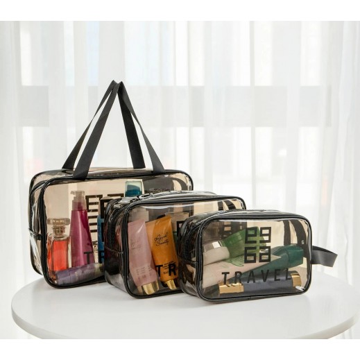 Bagsouq Essential Set of 3 Toiletry Bag