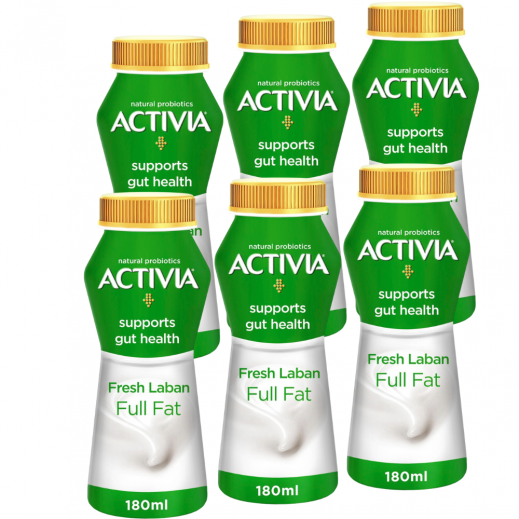 Activia Fresh Full Fat Laban 6 x 180 ml - delivered by Taw9eel Fast