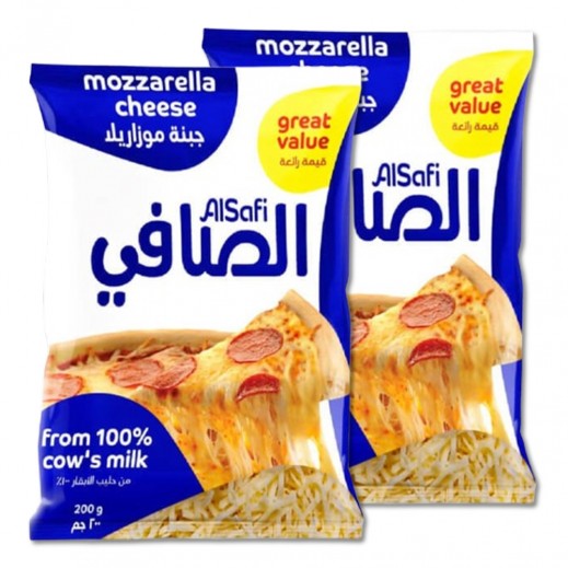 Al Safi Danone Mozzarella Cheese 2 x 200 g - delivered by Taw9eel Fast