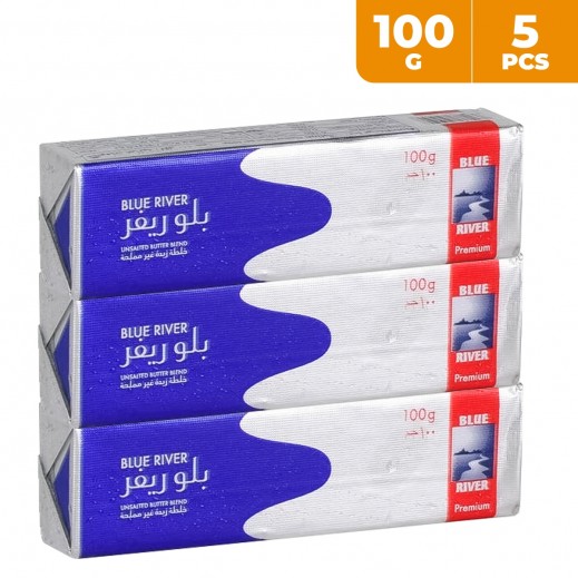 Blue River Unsalted Butter Blend 5 x 100 g - delivered by Taw9eel Fast