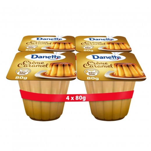 Danette Crème Caramel Dessert 4 x 80 g - delivered by Taw9eel Fast