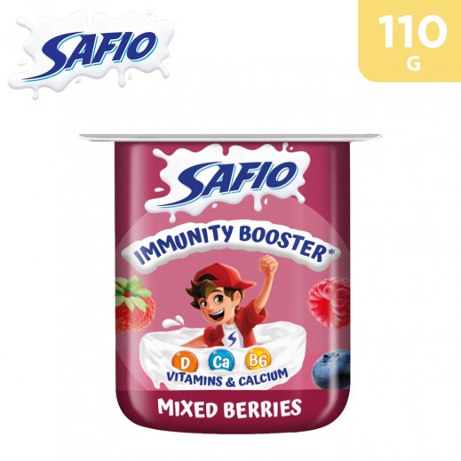 Safio Immunity Booster Mixed Berries Yoghurt 110 g - delivered by Taw9eel Fast