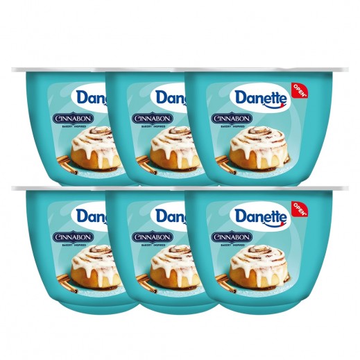 Danette Cinnabon Flavored Pudding 6 x 90 g