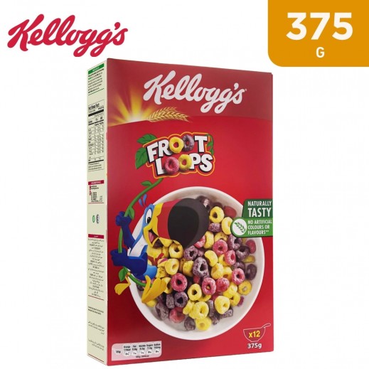 Kellogg's Froot Loops Cereal 375 g - delivered by Taw9eel Fast