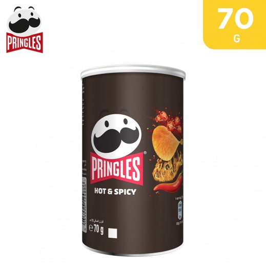 Pringles Hot & Spicy Potato Chips 70 g - delivered by Taw9eel Fast