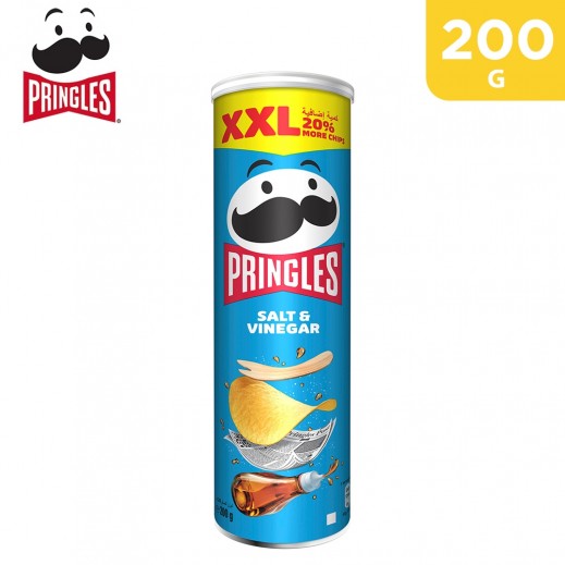 Pringles - XXL Salt & Vinegar Potato Chips 200 g - delivered by Taw9eel Fast