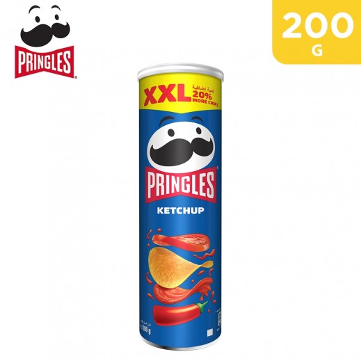 Pringles - XXL Ketchup Potato Chips 200 g - delivered by Taw9eel Fast