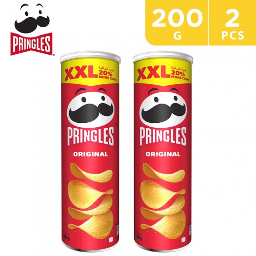 Pringles - XXL Original Potato Chips 2 x 200 g - delivered by Taw9eel Fast