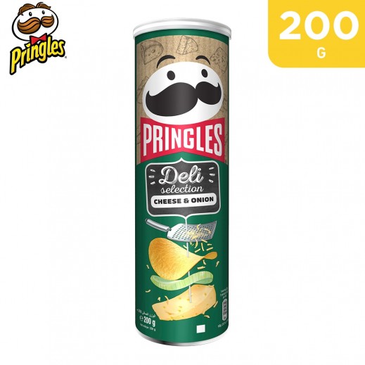 Pringles Deli Selection Cheese & Onion Chips 200 g - delivered by Taw9eel Fast