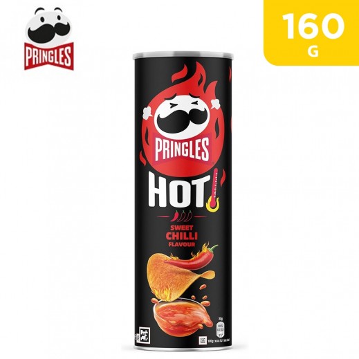 Pringles Hot Sweet Chilli Chips 160 g - delivered by Taw9eel Fast