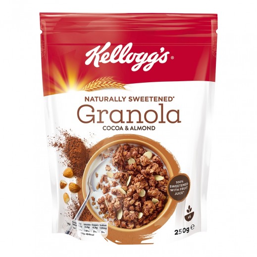 Kellogg’s Cocoa & Almond Granola 250 g - delivered by Taw9eel Fast