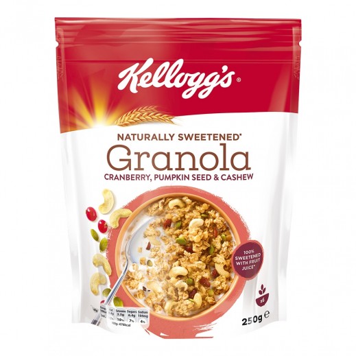 Kellogg's Cranberry, Pumpkin Seed & Cashew Granola 250 g
