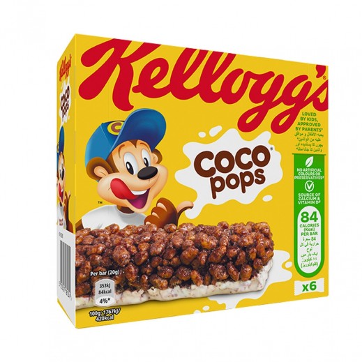 Kellogg's Coco Pops Snack Bar 6 x 20g