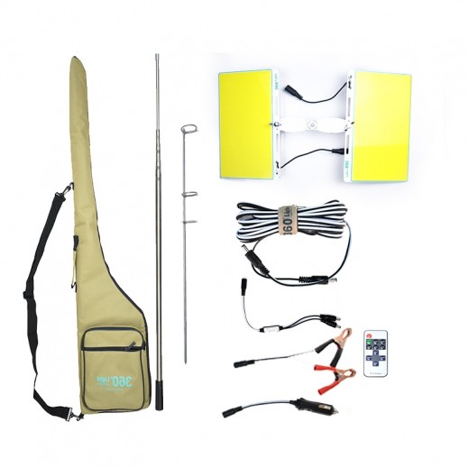 Buy Alayesh LED Camping Light Rod with Remote Control FR12 COB توصيل
