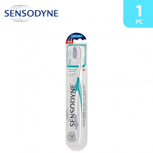 Sensodyne Deep Clean Toothbrush With Soft Bristles - delivered by Taw9eel Fast