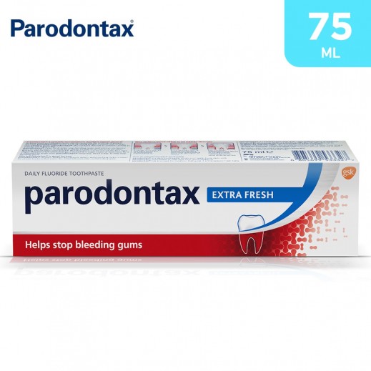 Parodontax Extra Fresh Toothpaste For Bleeding Gums 75 ml - delivered by Taw9eel Fast