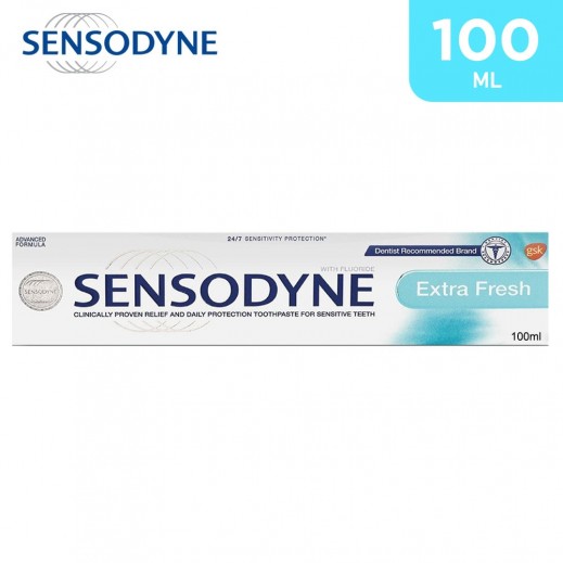 Sensodyne Toothpaste - Extra Fresh 100 ml - delivered by Taw9eel Fast